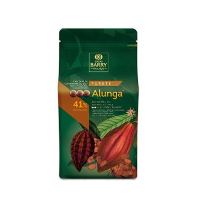 Chocolade callets melk Alunga Cacao Barry 5,0 kg