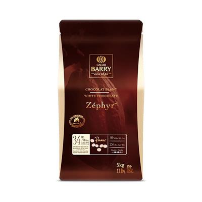Chocolade callets wit Zephyr Cacao Barry 5,0 kg