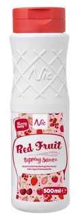 Rood fruit topping Nic 0,5 l*